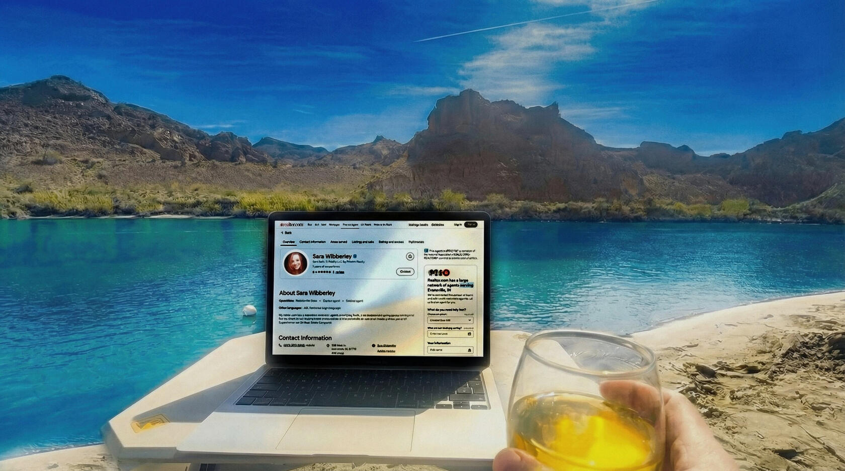 My "Office View" today. Handling some paperwork for 47712 from the Colorado River. Let's get to work.